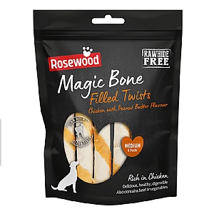 Rosewood Magic Bone Twists Chicken Medium 6pc (195g)