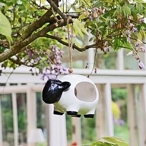 Wildlife World Woolie the Sheep Ceram Bird Feeder