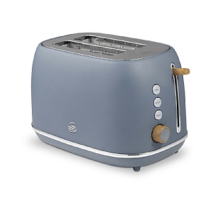 Swan Grey Fjord 2 Slice Toaster