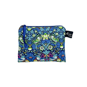 Liberty Fabric Strawberry Thief Songbird Small Purse