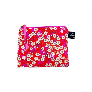 Liberty Fabric Mitsi Chilli Small Purse