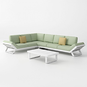 Ardeo Magna Corner Sofa Lounge Set - Spring