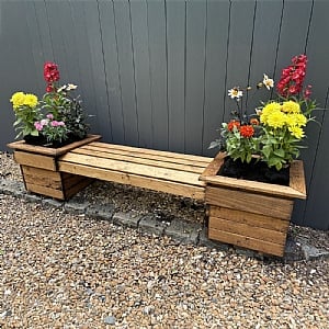 Charles Taylor Knights Double Planter Bench