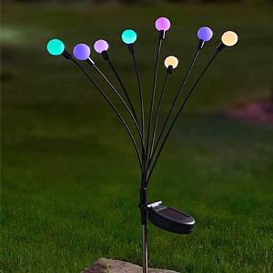 Smart Garden 8-Stem GloGlobes Multi Coloured Solar Stake Light