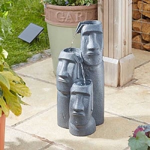 Smart Garden Easter Island Falls Solar Water Feature