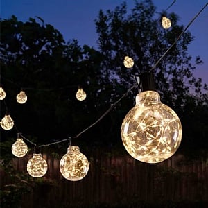 Smart Garden Galaxy Festoon Firefly Low Voltage Warm White String Lights - Set of 10