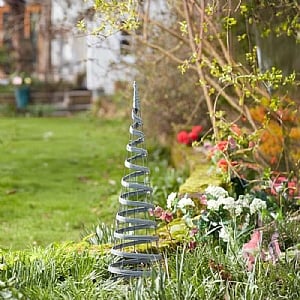 Smart Garden Faux Rattan Obelisk - Slate 0.9m