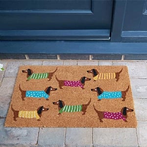 Smart Garden Dachshunds Decoir Mat 45 x 75cm