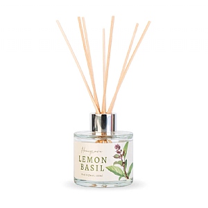 Wax Lyrical Homegrown Reed Diffuser Lemon Basil (100ml)