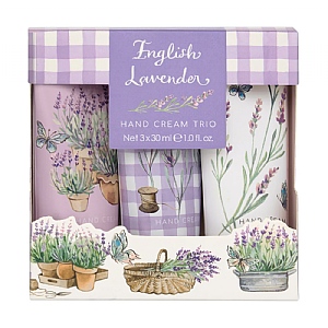 Heathcote & Ivory English Lavender Hand Cream Trio