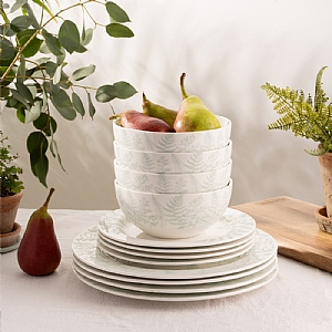 Mary Berry Botanical 12 Piece Dinner Set