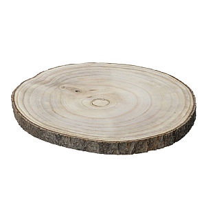Decoris Wooden Plate (17cm)
