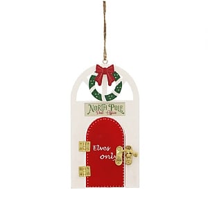 “Elves Only” Door Hanging Decoration (14cm)