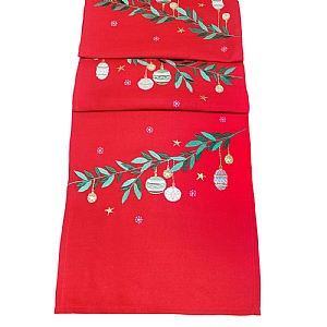 Peggy Wilkins Bauble Bough Table Runner (35x190cm)