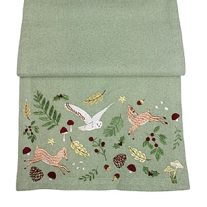 Peggy Wilkins Frosted Glade Table Runner (35x190cm)