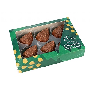 Calico Cottage Mini Milk Chocolate Christmas Trees (70g)