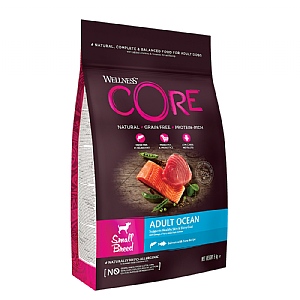 Wellness CORE® Small Breed Adult Dry Dog Food Ocean - Salmon with Tuna (5kg)