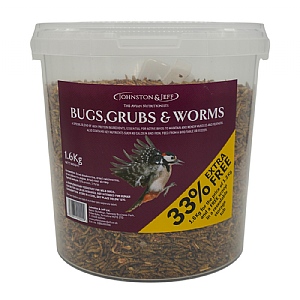 Johnston & Jeff Bugs, Grubs & Worms (1.2kg + 33%)