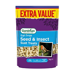 Gardman Seed & Mealworm Suet Treats (2kg)