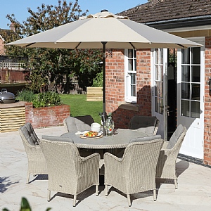 Supremo Somerset 6 Seat Round Dining Set