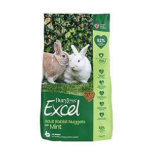 Burgess Excel Adult Rabbit Nuggets with Mint (10kg)