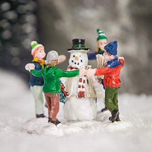 Lemax Ring around the Snowman (Set of 3)