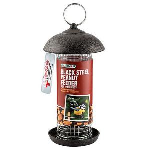 Black Steel Peanut Feeder
