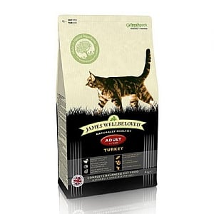 James Wellbeloved Cat Adult Cat Food Turkey & Rice (1.5kg)