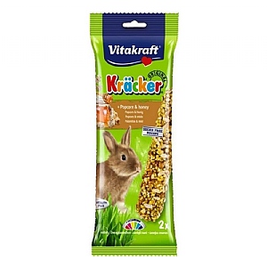 Vitakraft Kracker Rabbit Popcorn Honey (Pack of 2)