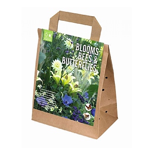 Blooms, Bees & Butterflies White & Blue Bulb Collection (30 Bulbs)