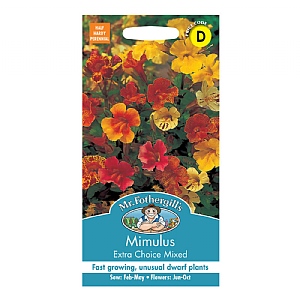 Mr Fothergills Mimulus Extra Choice Mixed Seeds
