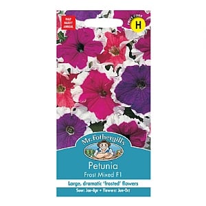 Mr Fothergills Petunia Frost Mixed F1 Seeds