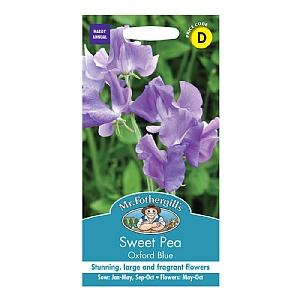 Mr Fothergills Sweet Pea Oxford Blue Seeds