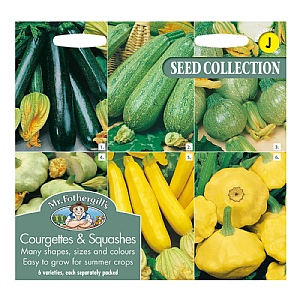 Mr Fothergills Courgettes & Summer Squashes Collection Seeds