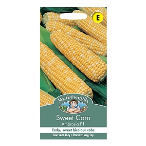 Mr Fothergills Sweet Corn Ambrosia F1 Seeds