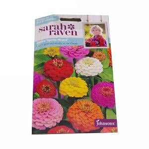 Sarah Raven Wildlife Collection Zinnia Sprite Mixed