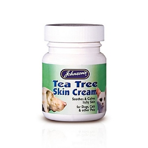 Johnsons Tea Tree Skin Cream For Cats & Dogs