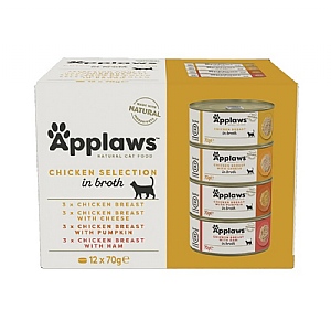 Applaws Cat Food Chicken Deluxe Select (70g) - Pack of 12