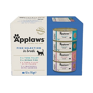 Applaws Cat Food Fish Deluxe Select (70g) - Pack of 12