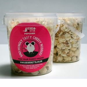The Barking Bakery Small Animal Popcorn - Cheese Flavour