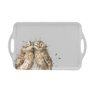 Portmeirion Wrendale Large Handled Tray (Grey Owl)