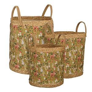 Basket - Forest Green Various Sizes: