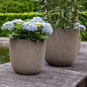 Capi Ball Groove NL Planter - 43x41cm (Various Colours)