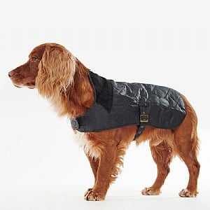 Barbour Quilted Dog Coat Black