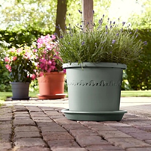 Elho Algarve Cilindro Planter 35cm  (Various Colours)