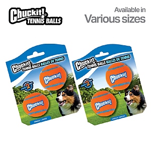 Chuckit! Tennis Ball 2 Pack - Assorted Sizes