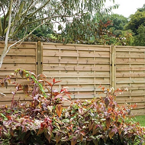 Forest 5ft 11in x 3ft 11in Pressure Treated Decorative Europa Plain Fence Panel (1.8m x 1.2m)