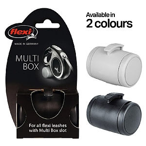 Flexi Multi Box Accessory for all Flexi Leads with Multi Box slot - Assorted Colours