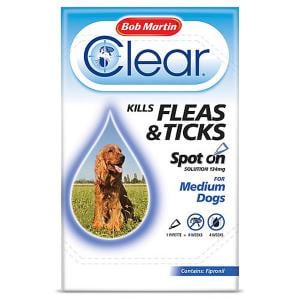 Bob Martin Clear Fleas & Ticks Spot On for Medium Dogs