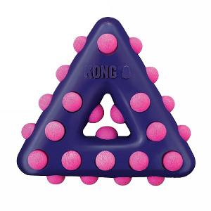 Kong Dotz Triangle Dog Toy - Various Sizes